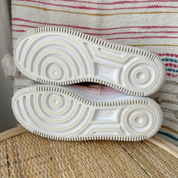 Nike Air Force 1 Jester XX Bio Beige Pink White Leather Sneakers Women’s 9.5 - Picture 9 of 10